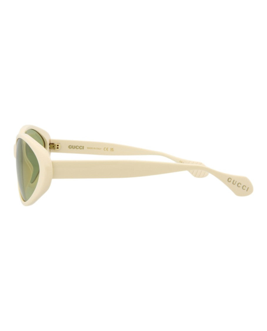 Gucci Round-Frame Recycled Acetate Sunglasses