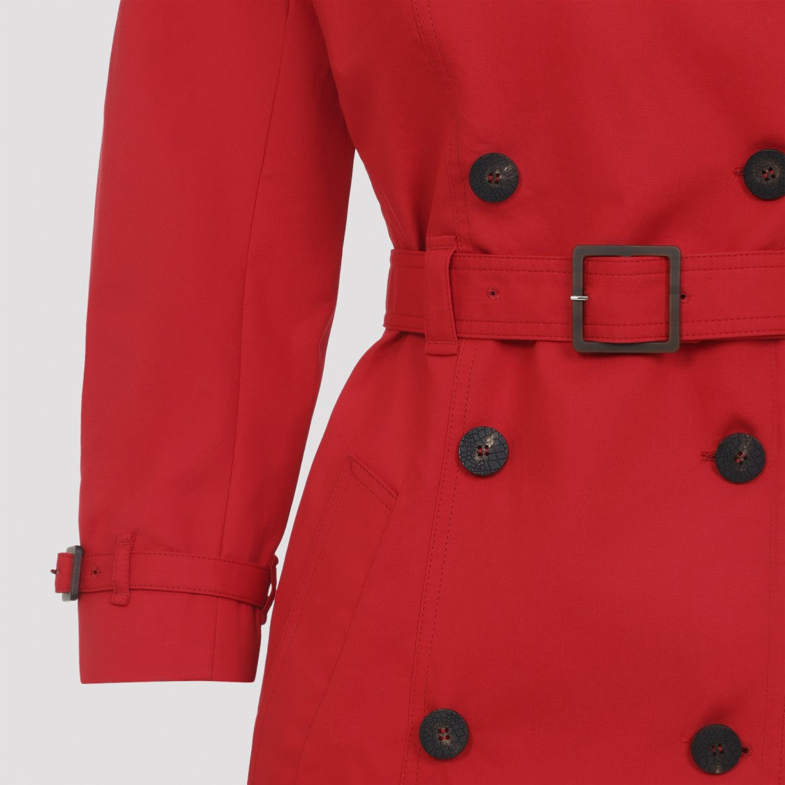 Jacquemus Belted Trench Coat With Structured Collar