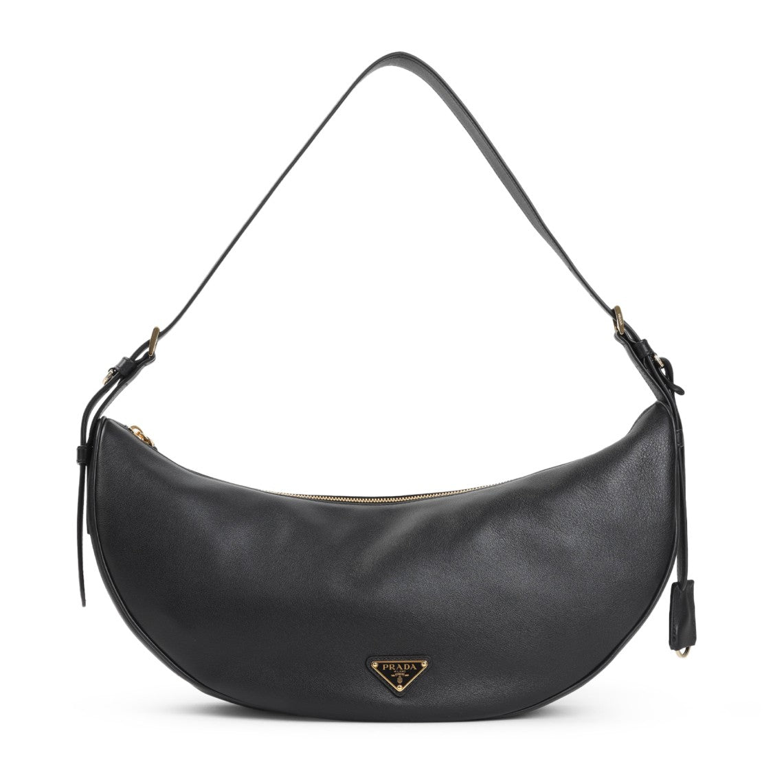 Prada Black Calf Leather Sacca Handbag