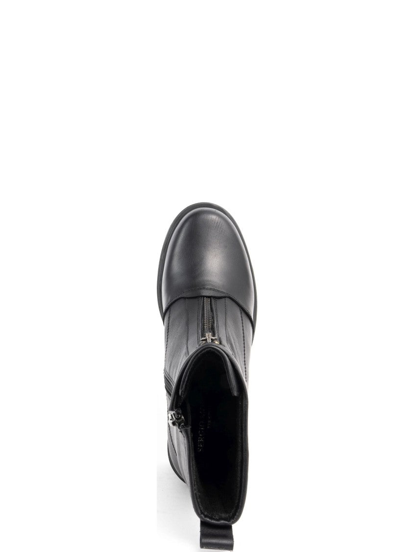 Sergio Moretti Smooth Cow Leather Ankle Boots
