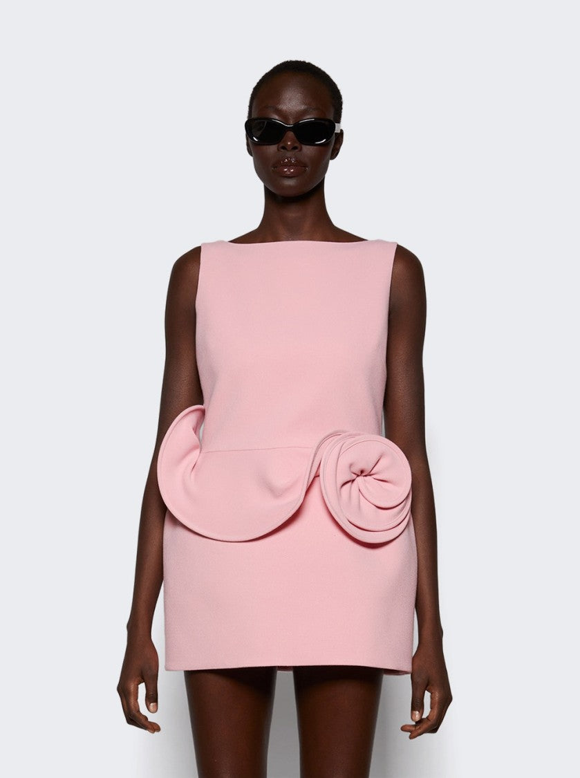 Magda Butrym Floral Applique Dress Pink