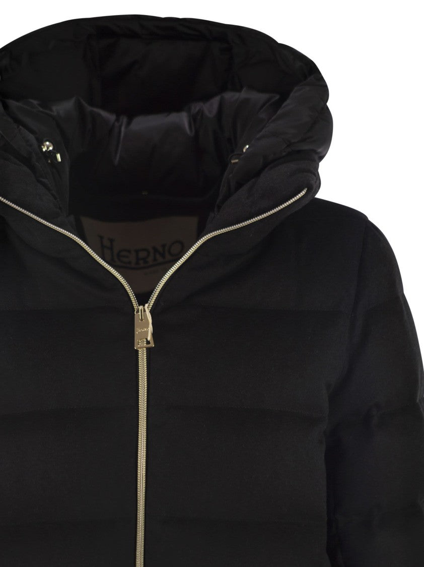 Herno Resort Silk And Cashmere Down Jacket