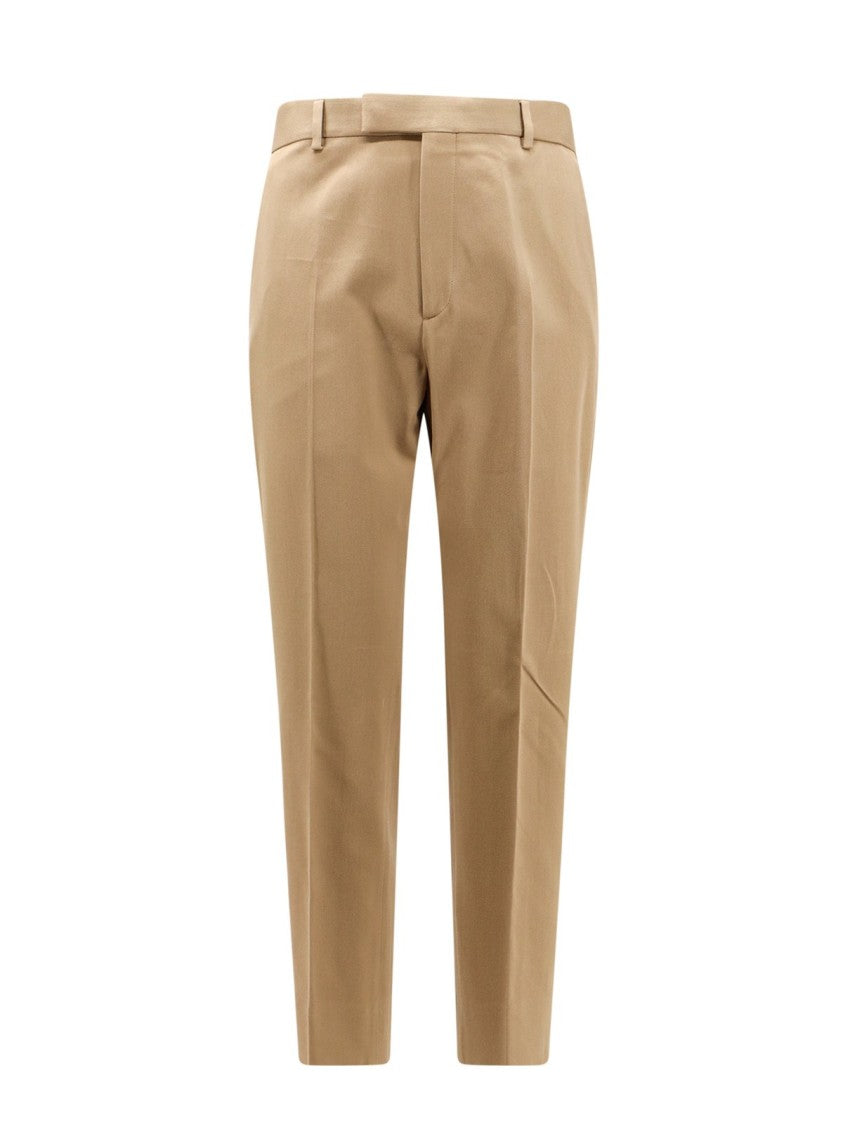 Gucci Straight-Cut Cotton Pants With Classic Design