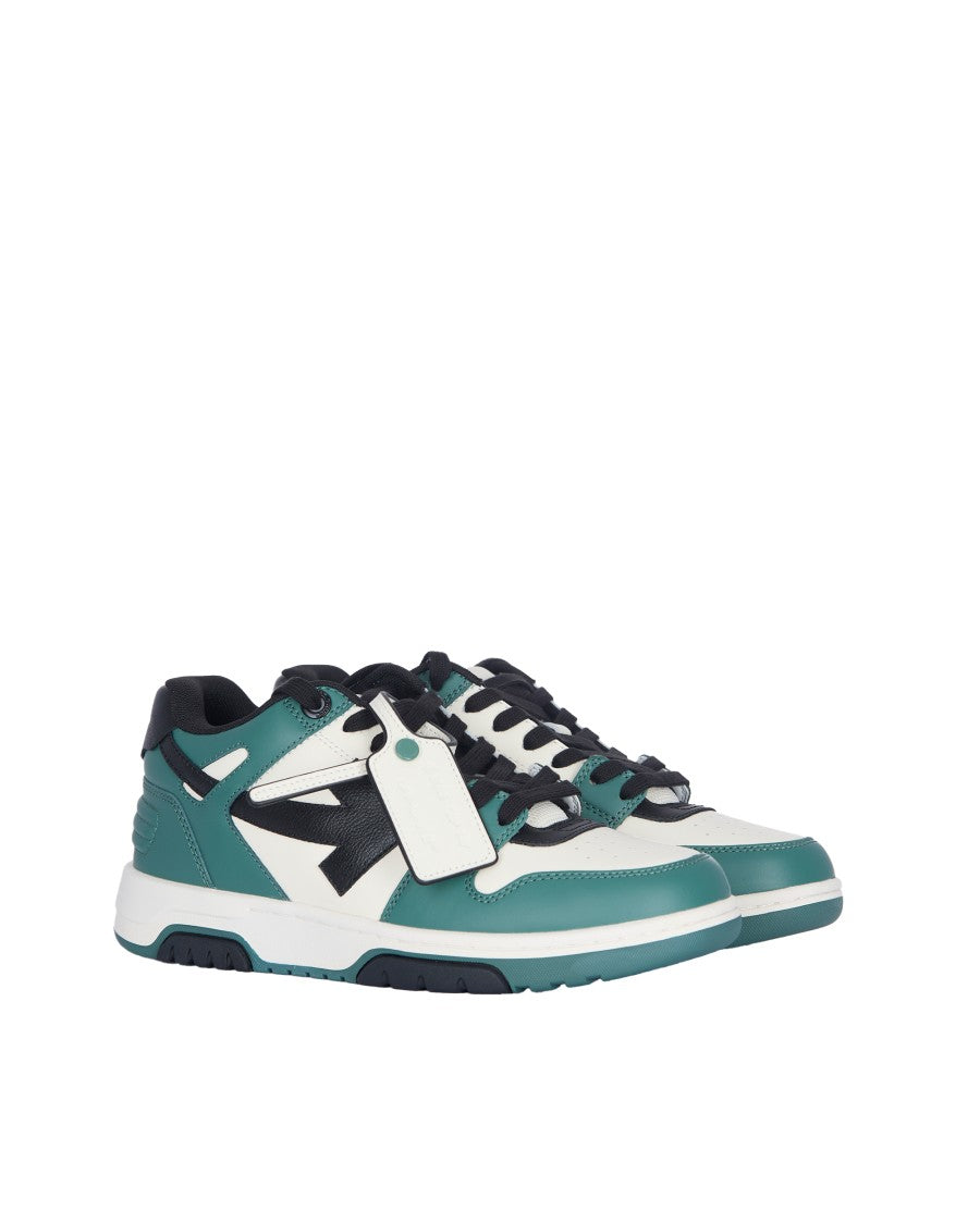 Off-White Out Of Office Green/White/Black Sneakers