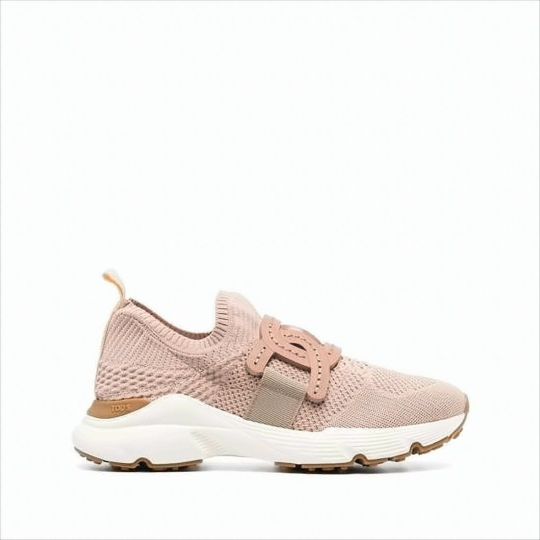 Tod's Knitted Fabric Sneakers With Sock-Like Fit And Strap Detail