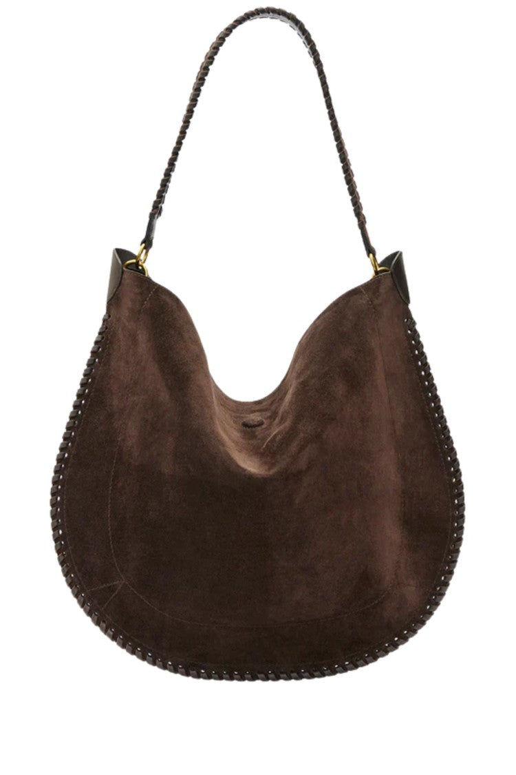 Isabel Marant Oskan Hobo Soft Bag With Braided Leather Details