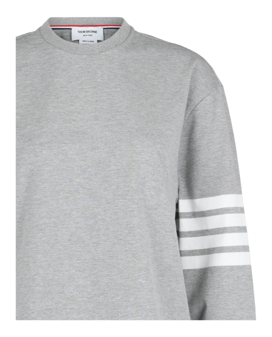 Thom Browne Jersey 4-Bar Long Sleeve Rugby T-Shirt