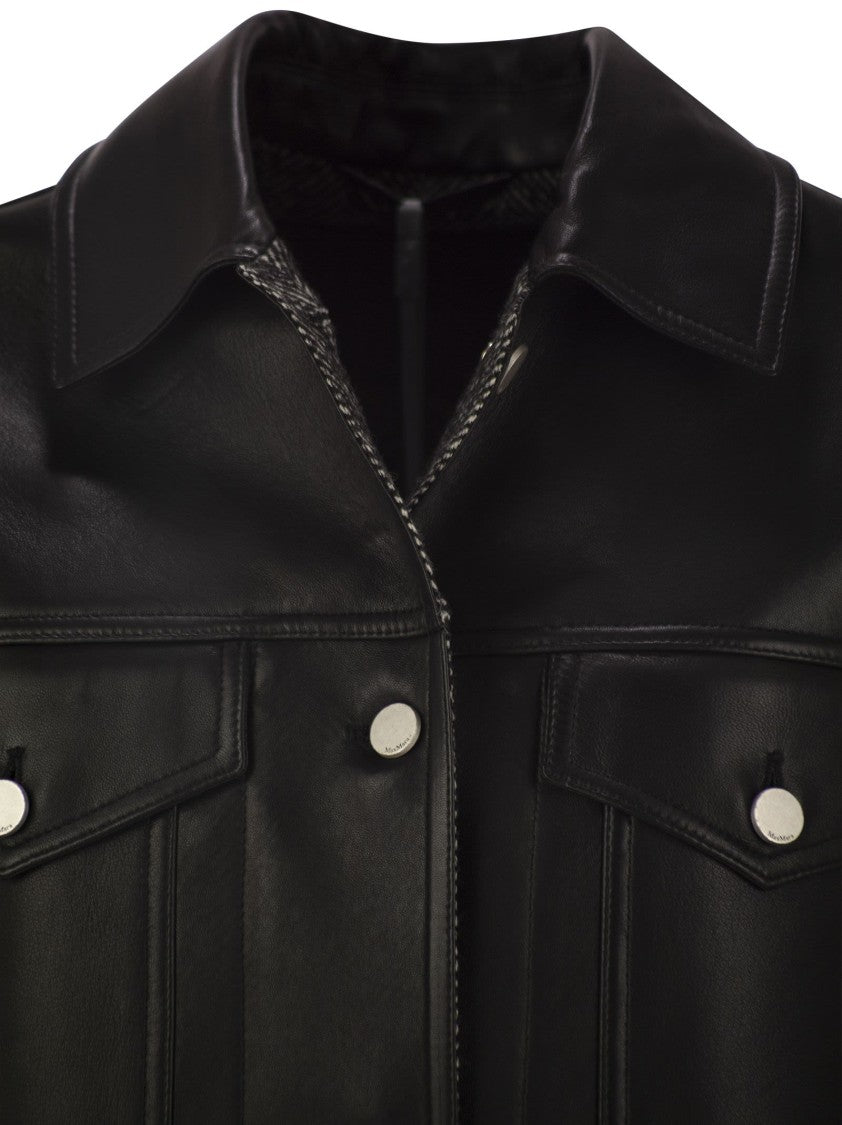 Max Mara Girino - Nappa Leather Over Jacket