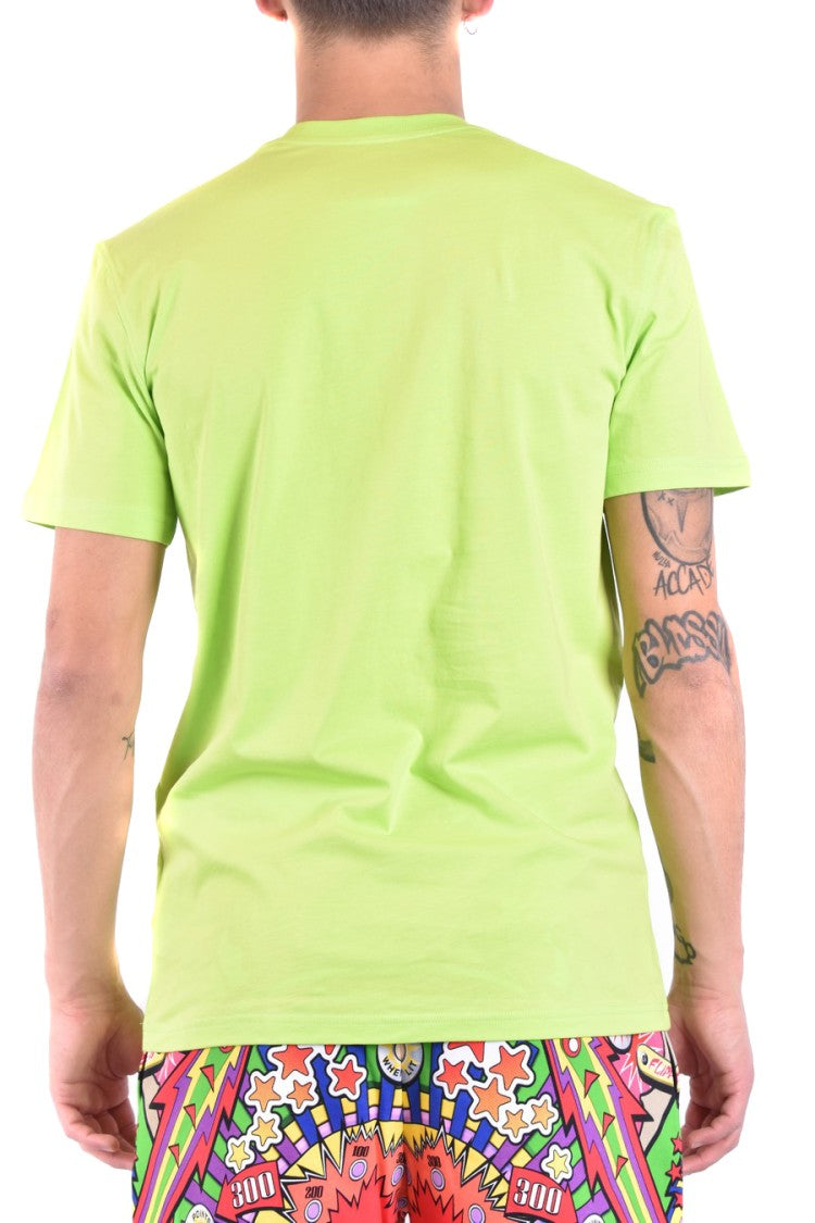 Moschino Multicolor Graphic T-Shirt With Smiley Detail