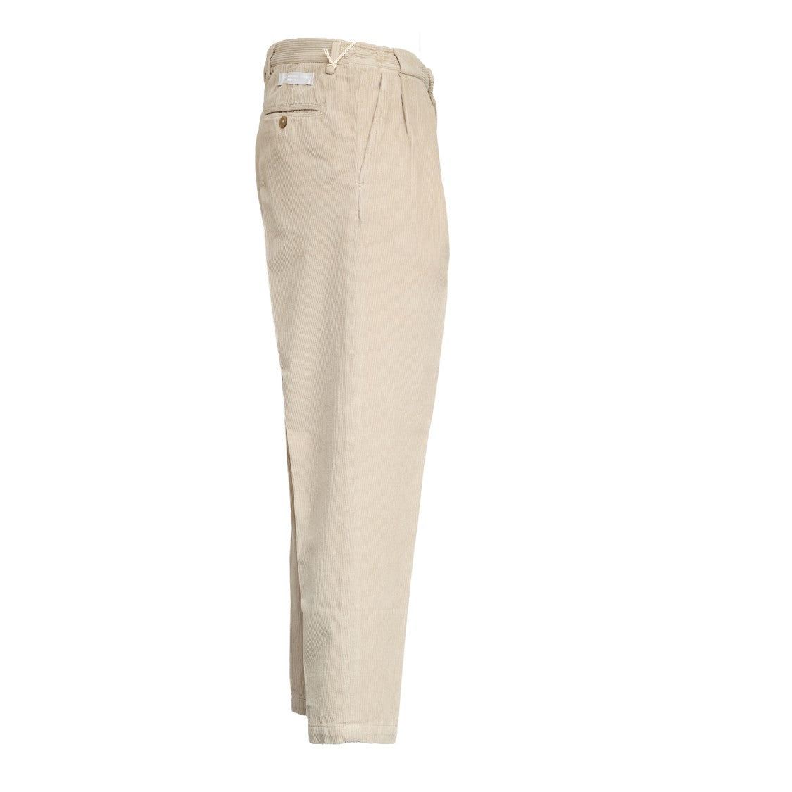 Briglia 1949 Velvet Wide-Leg Pants With Double Pleats