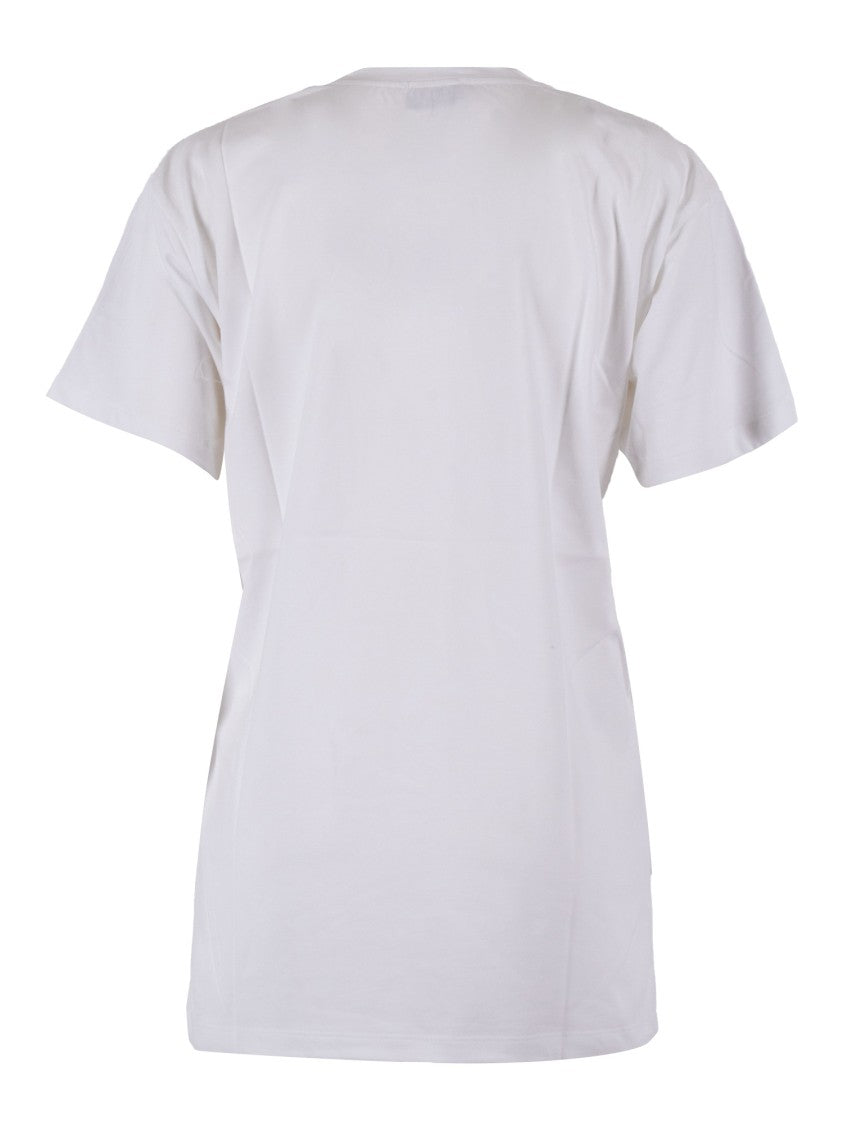 Elisabetta Franchi Graphic Print T-Shirt With Stylish Torso Design