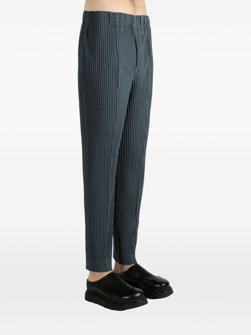 Homme Plissé Issey Miyake Pleated Straight-Leg Trousers In Chert Blue