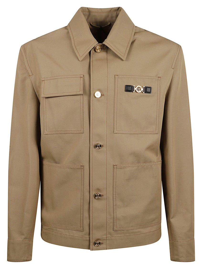 Versace Utility Jacket With Medusa Head Plaque