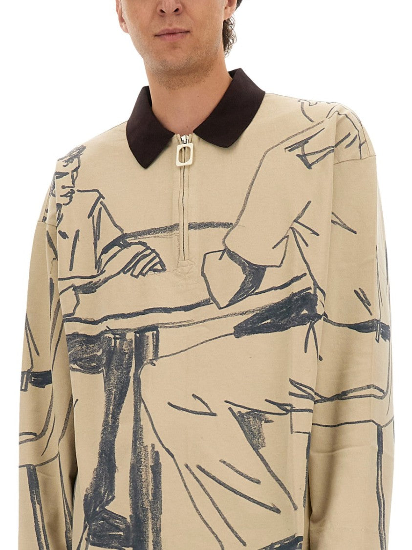J. W. Anderson Rugby Polo Shirt With Print