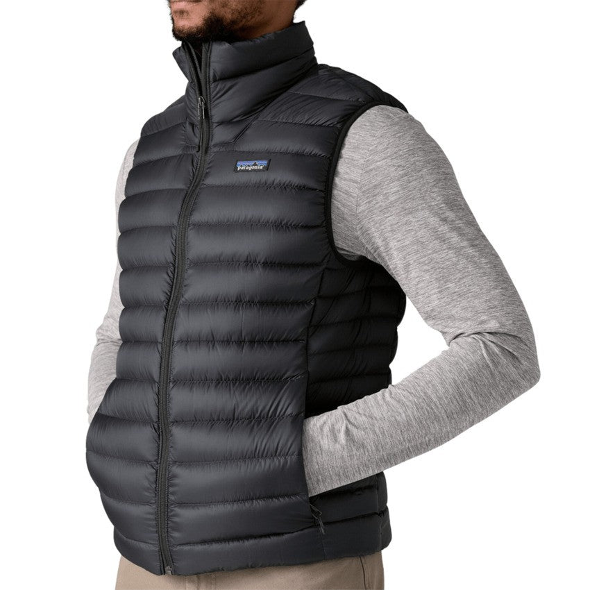 Patagonia Lightweight Windbreaker Vest With Down Insulation