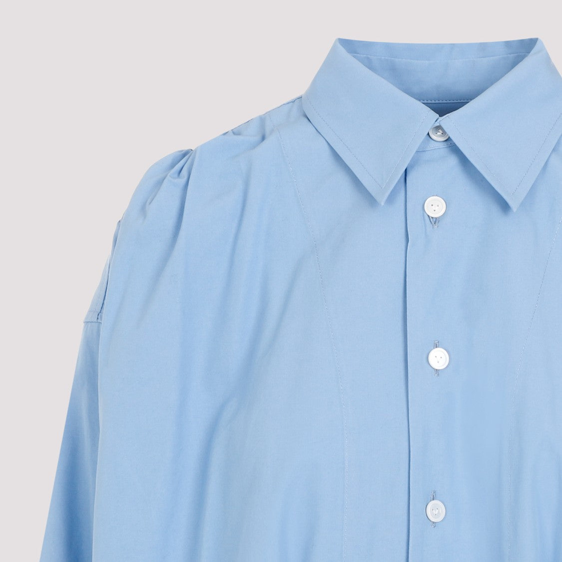 Bottega Veneta Light Blue Cotton Shirt