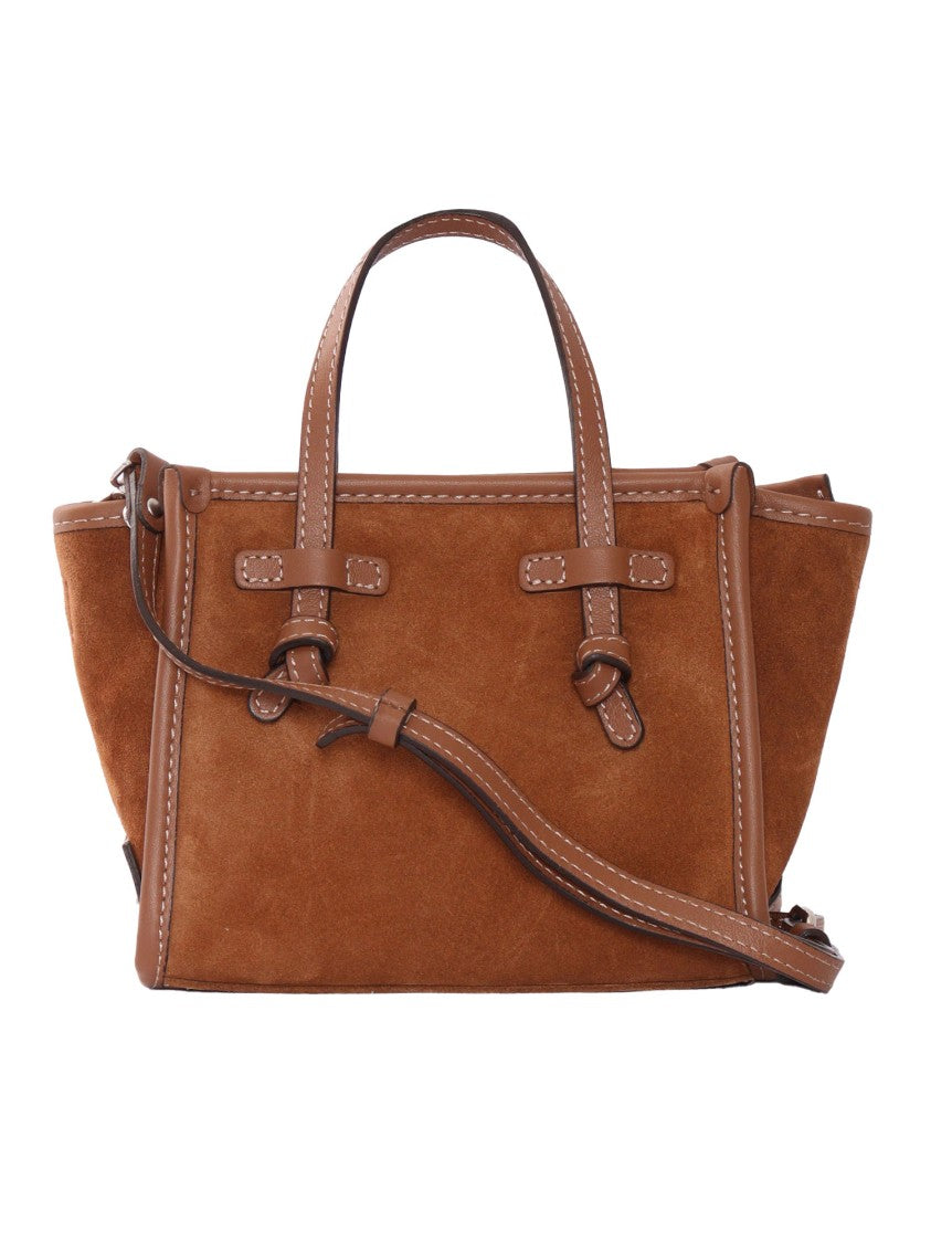 Gianni Chiarini Structured Brown Leather Handbag