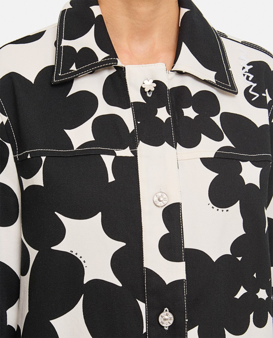Marni Cotton Gabardine Workwear Jacket