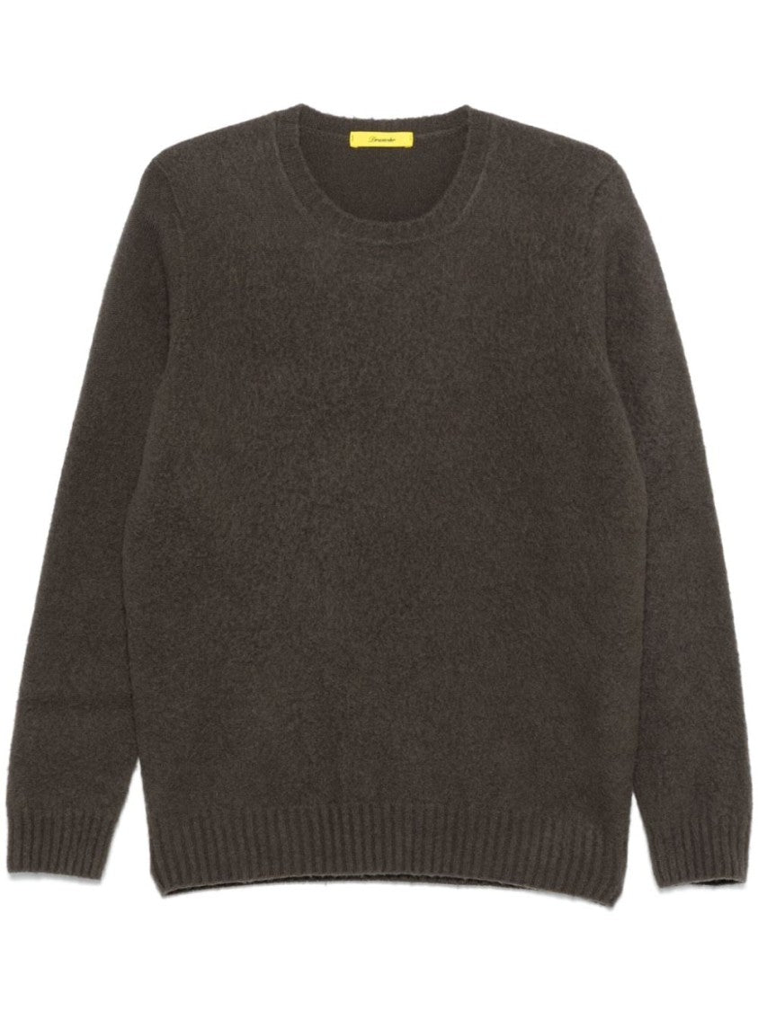 Drumohr Charcoal Grey Long Sleeve Crew Neck Sweater
