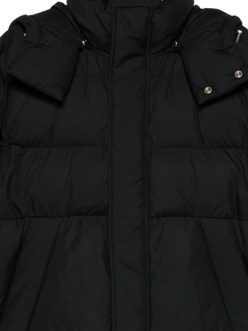 Boss Tailored Black Coat With Structured Collar