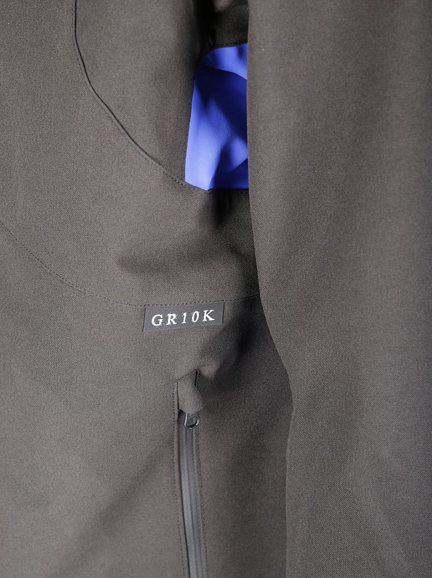 Gr10k Waterproof Jacket With Contrasting Elastic Accents