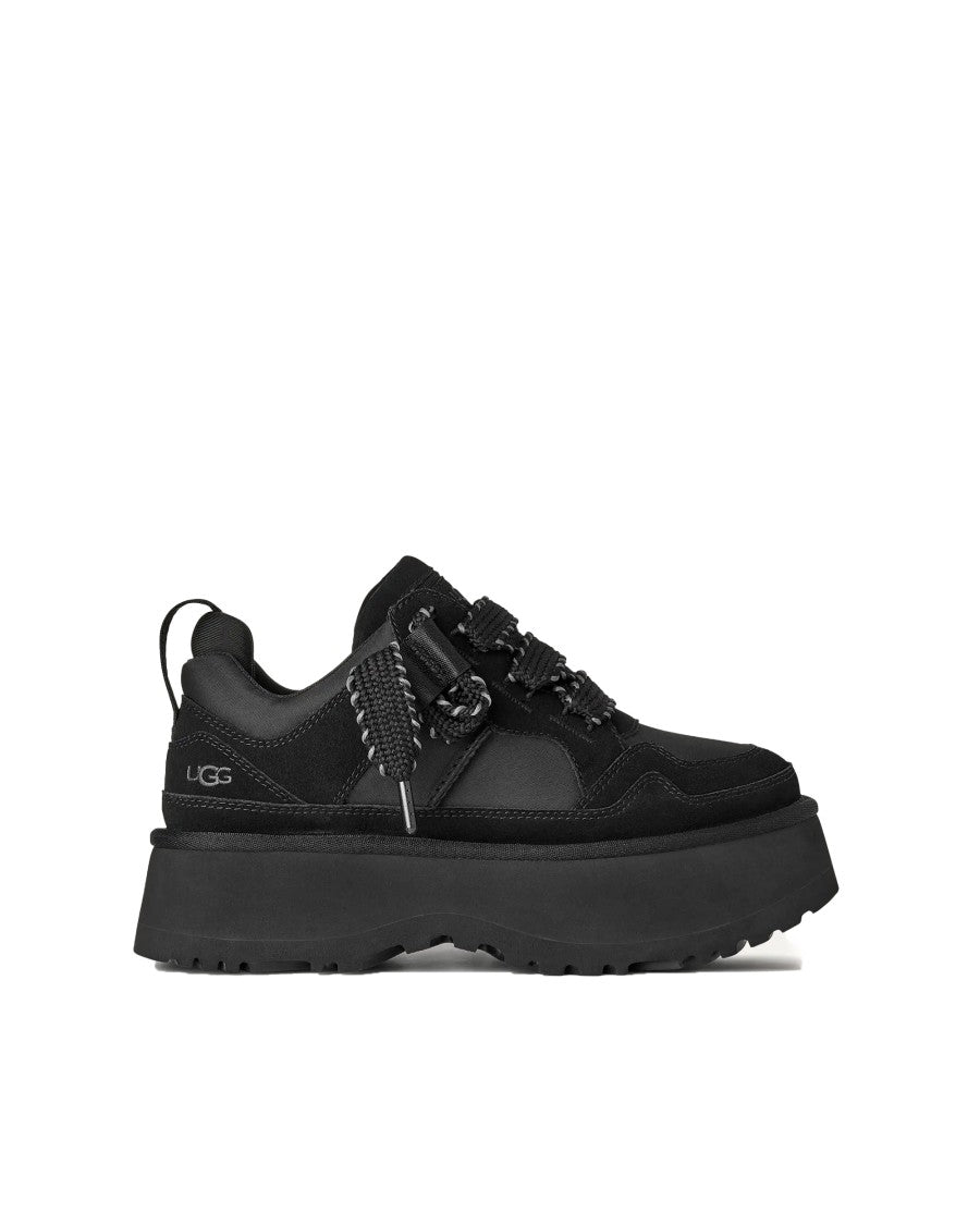 Ugg Chunky Platform Sneakers With Suede And Recycled Materials