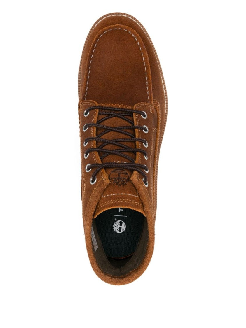 Timberland Brown Leather Ankle Boots