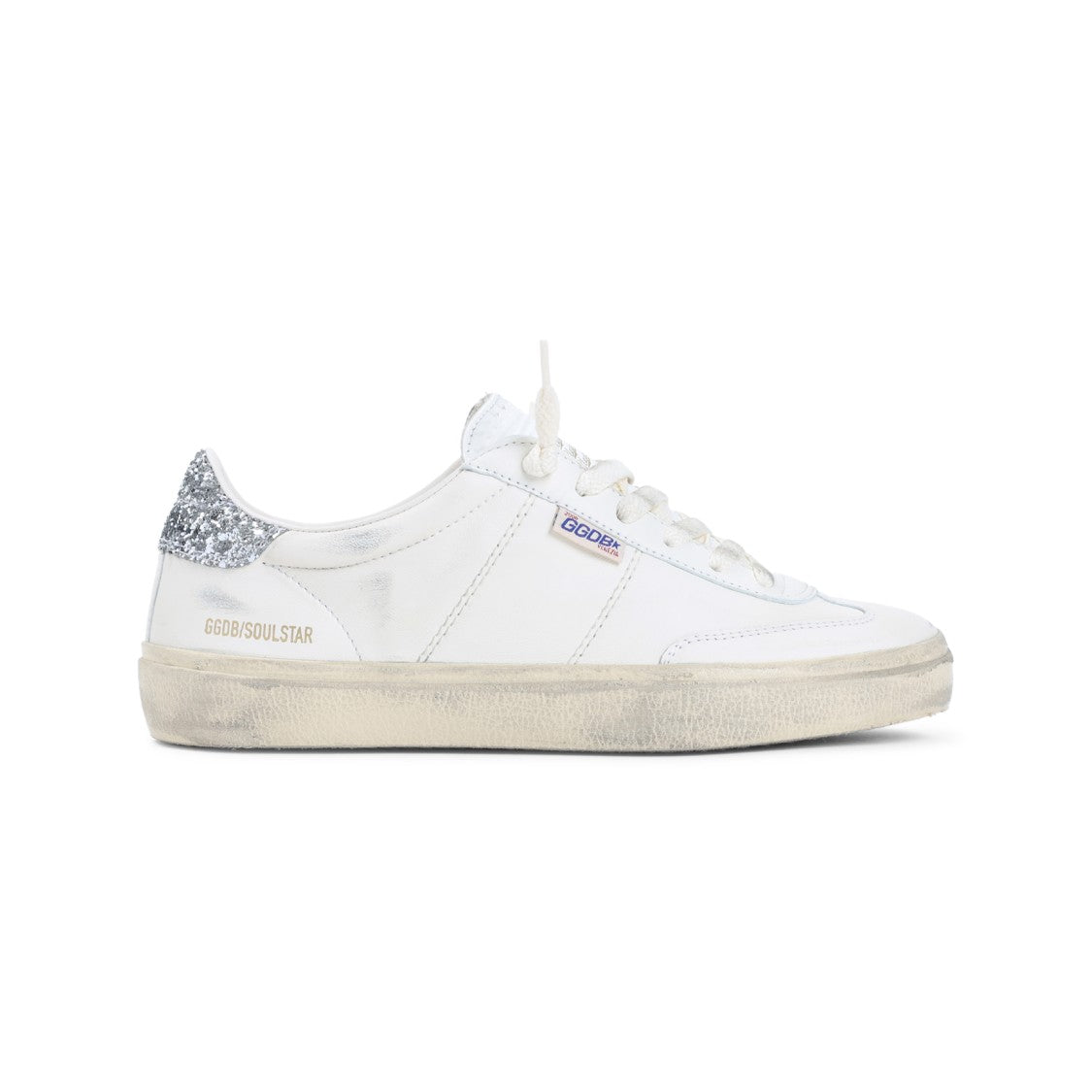 Golden Goose White Cow Leather Soul Star Sneakers