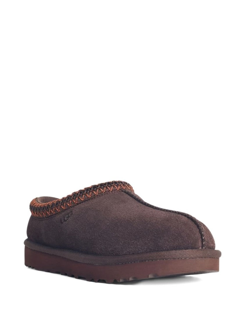 Ugg Brown Suede Sandals With Braided Trim
