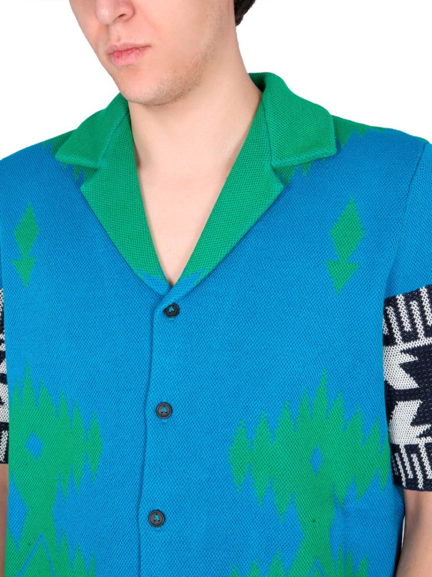 Alanui Jacquard Shirt With Bowling Collar