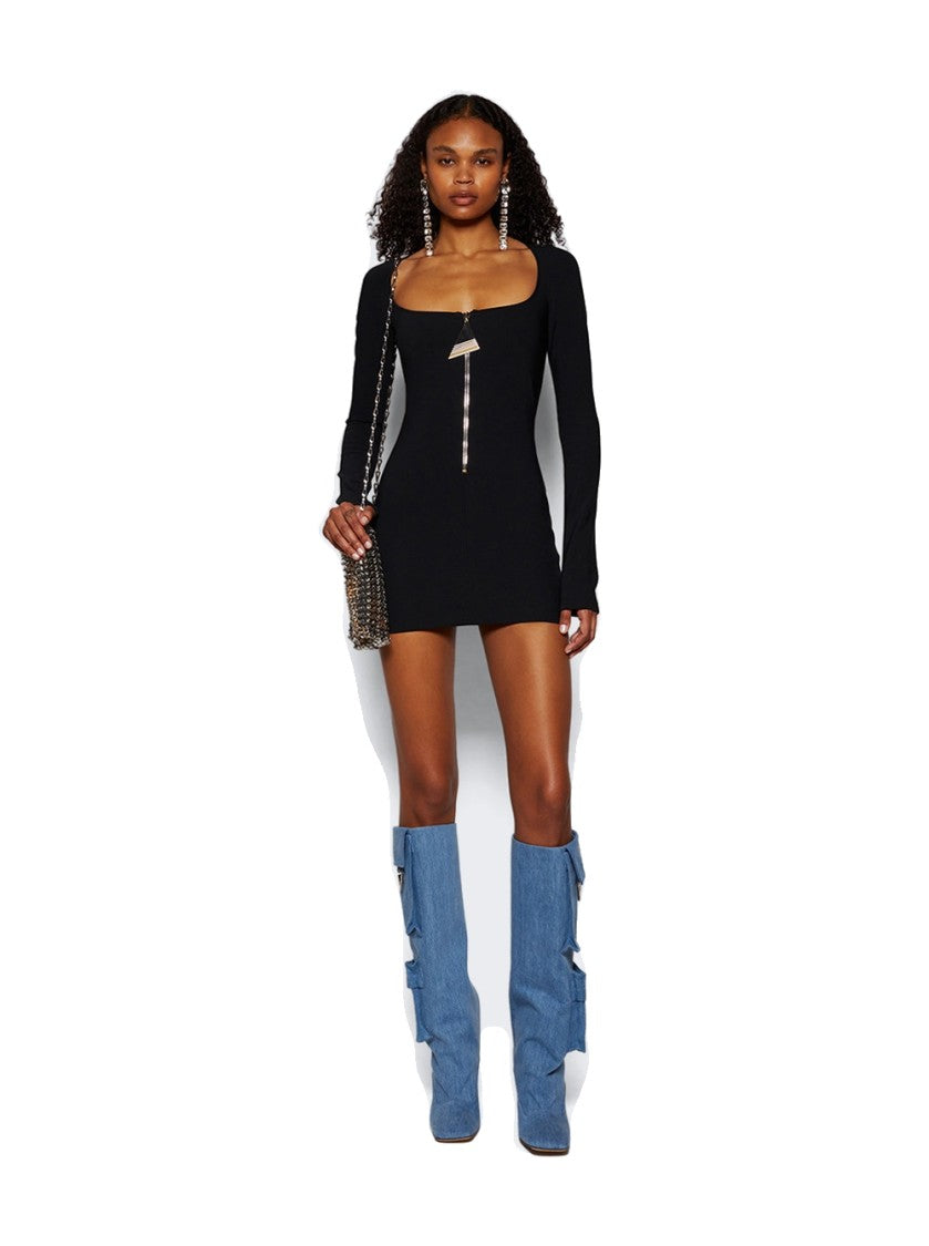 The Attico Mini Dress Black