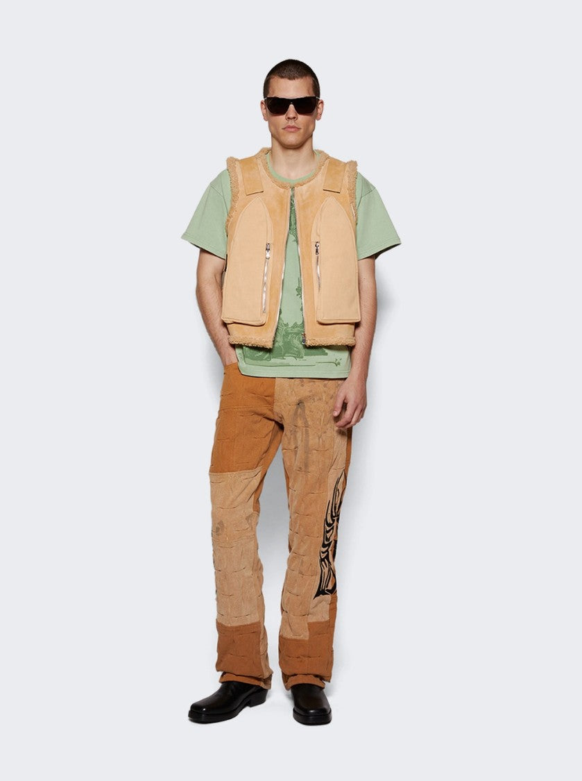Who Decides War Gathered Work Trouser Tan