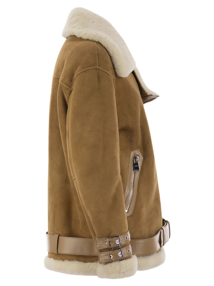 Dondup Loose Shearling Jacket