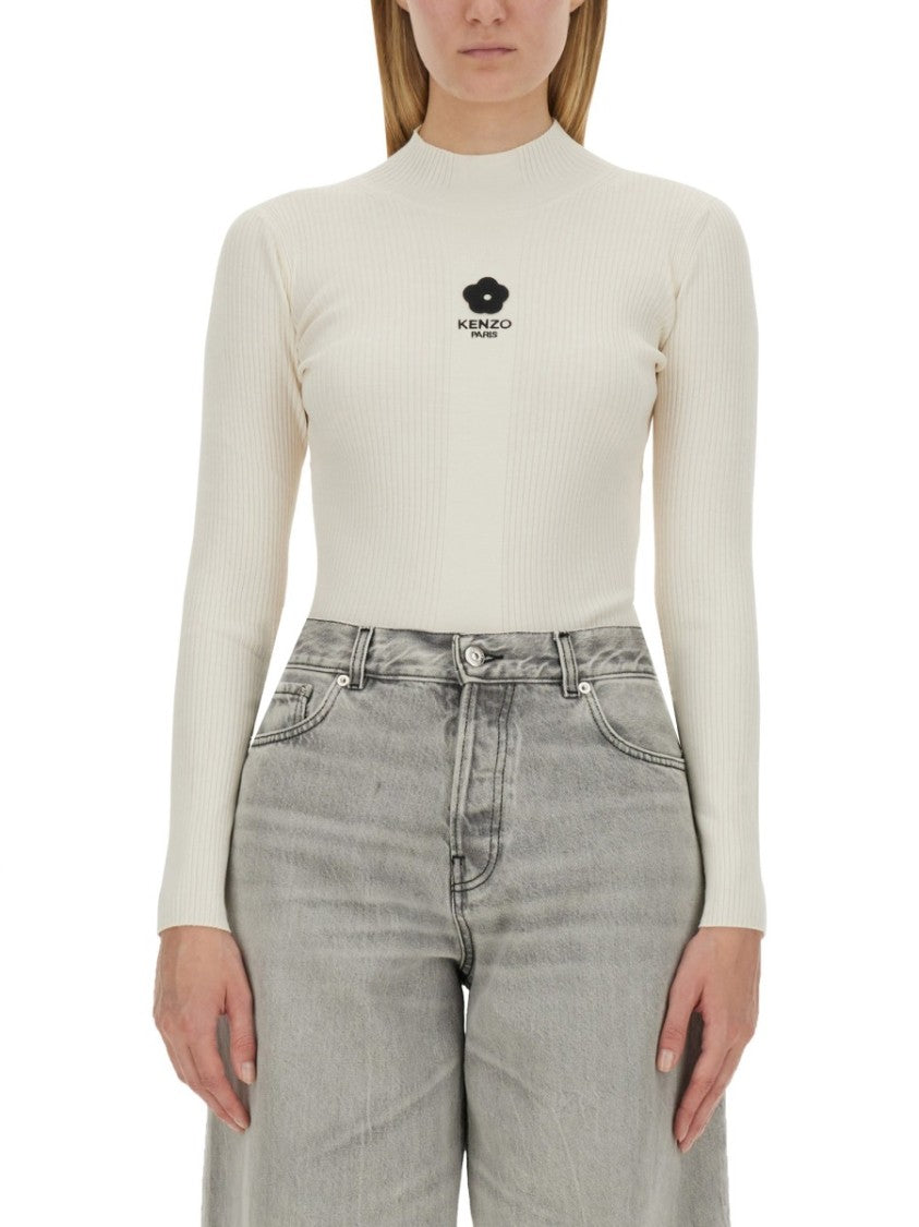 Kenzo Ribbed Slim-Fit Jersey