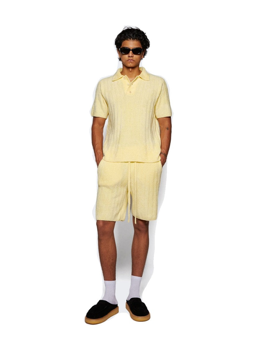 The Elder Statesman Chenille Rib Short Butter