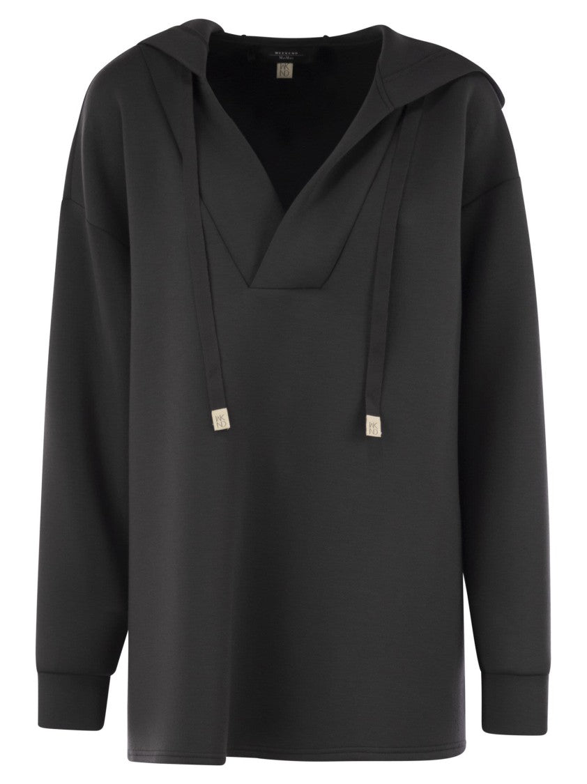 Max Mara Giallo - Long Sweatshirt In Scuba Jersey