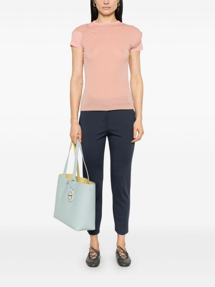 Pinko Tailored Black Trousers With Smooth Texture
