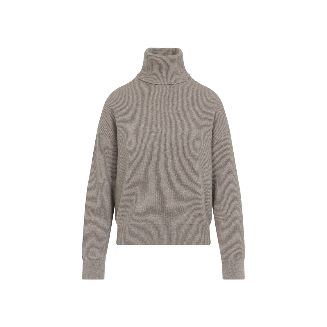 Brunello Cucinelli Ribbed Turtleneck Sweater With Soft Wool