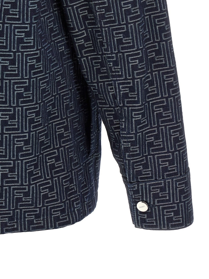 Fendi Denim Ff Overshirt