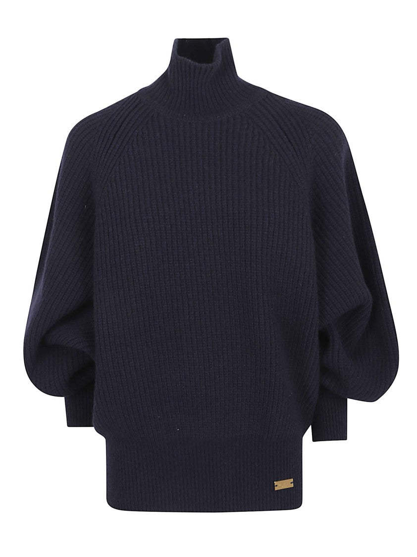 Balmain Oversized High-Neck Sweater
