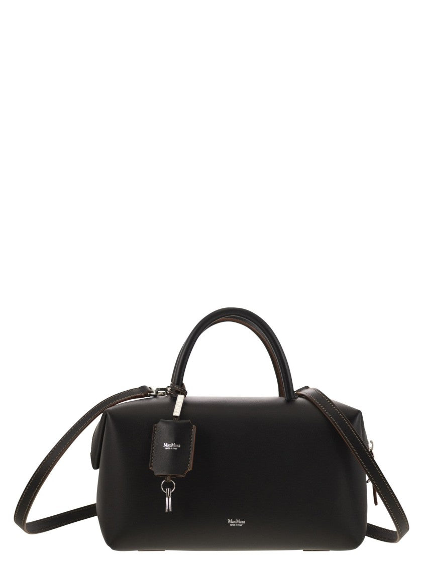Max Mara Holdallm - Medium Satchel In Natural Leather