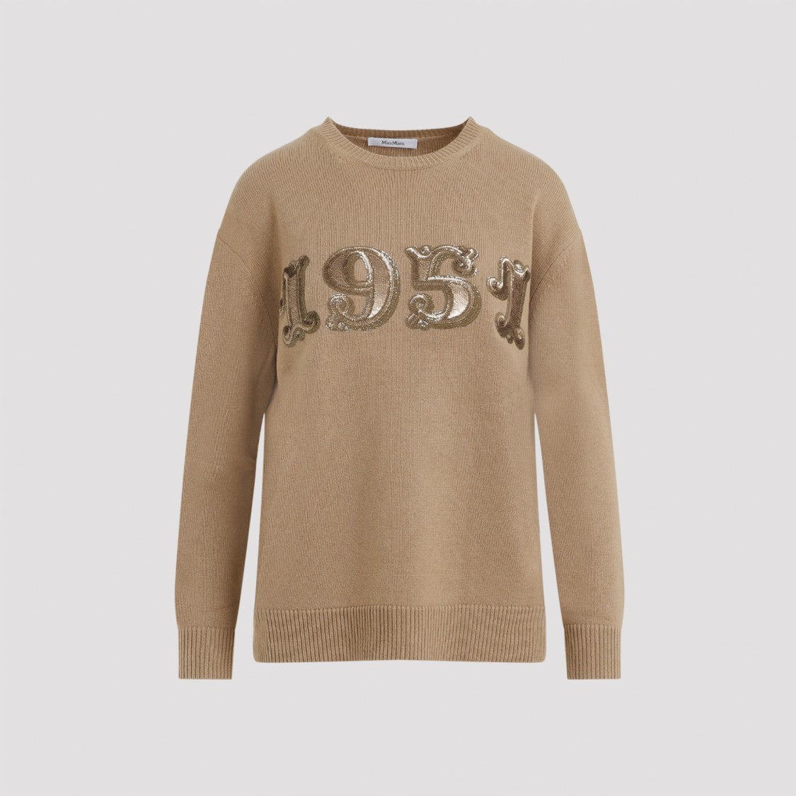 Max Mara Camel Brown Wool Plata 1951 Sweater