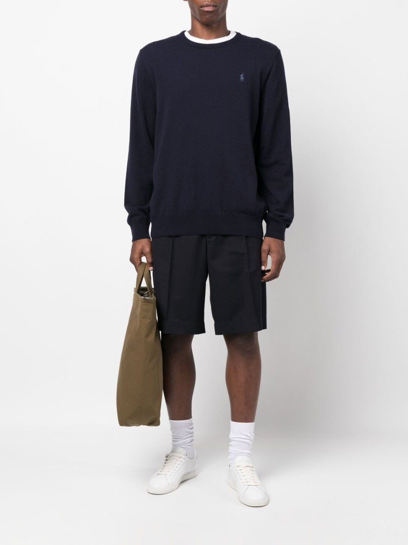 Polo Ralph Lauren Blue Ls Cn Pp-Long Sleeve-Pullover