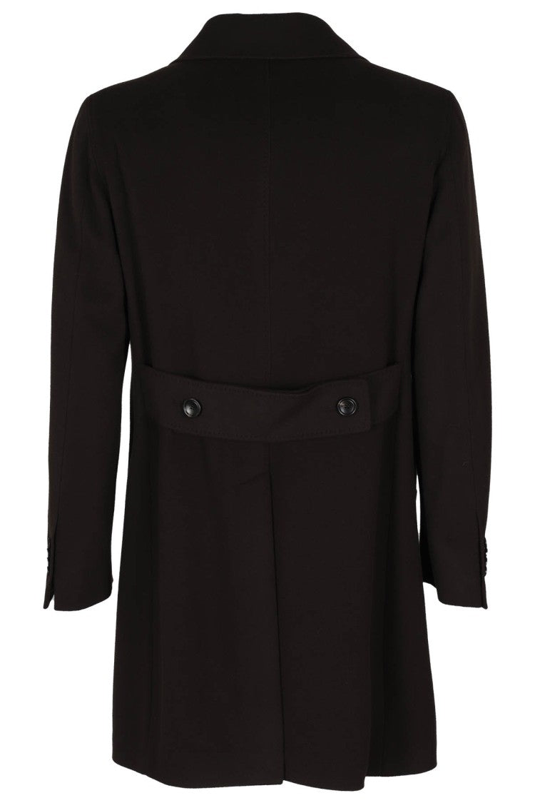 Tagliatore Dark Brown Long Unlined Bruce Coat
