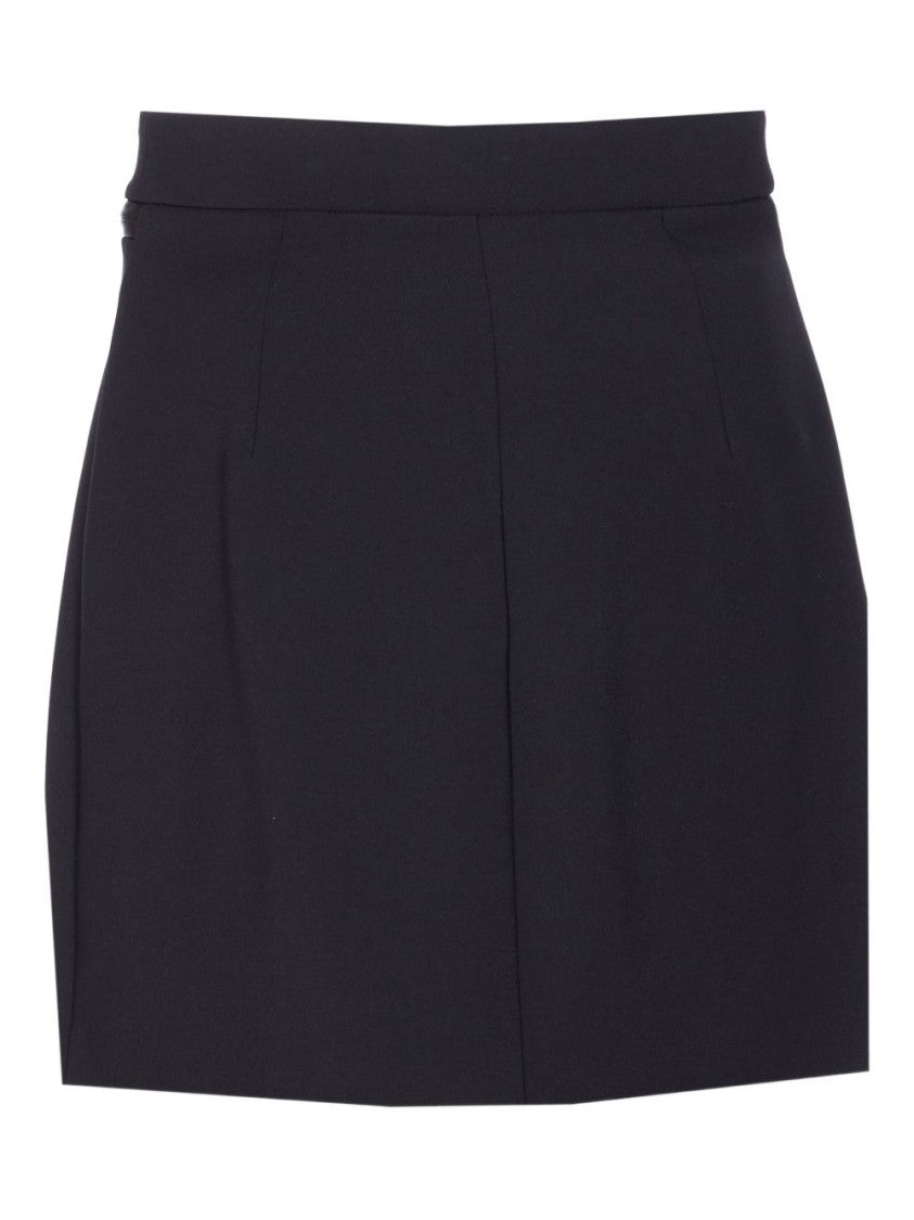 Elisabetta Franchi Mini Skirt With Front Slit