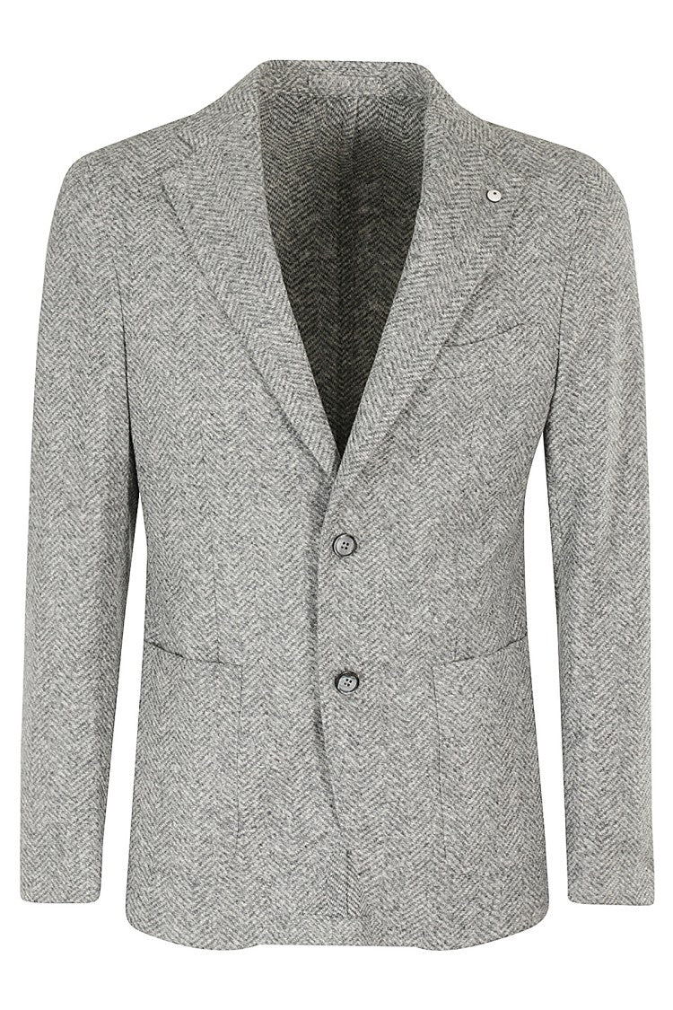 L.B.M. Wool Cotton Herringbone Jersey