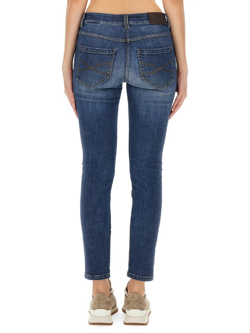 Brunello Cucinelli Slim Fit Denim Pants