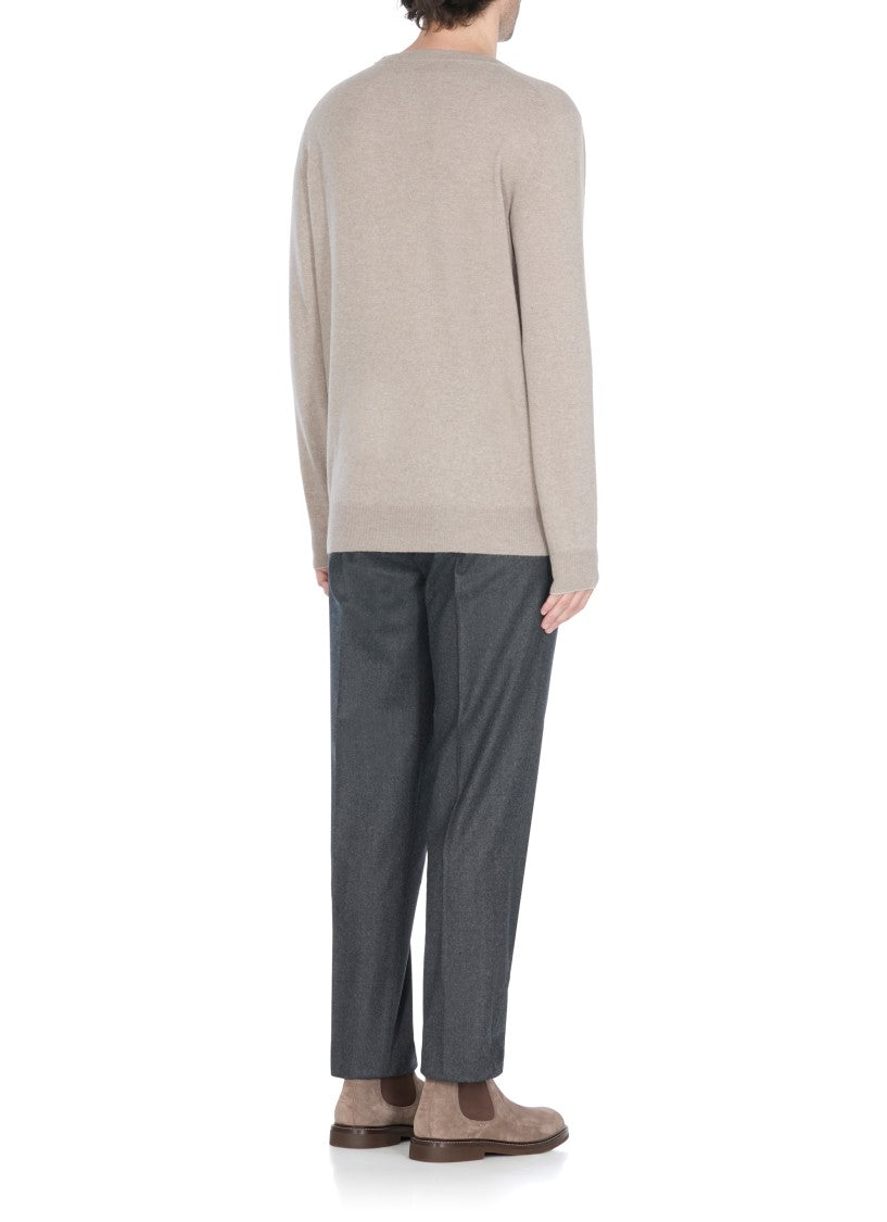 Brunello Cucinelli Beige Cashmere Sweater