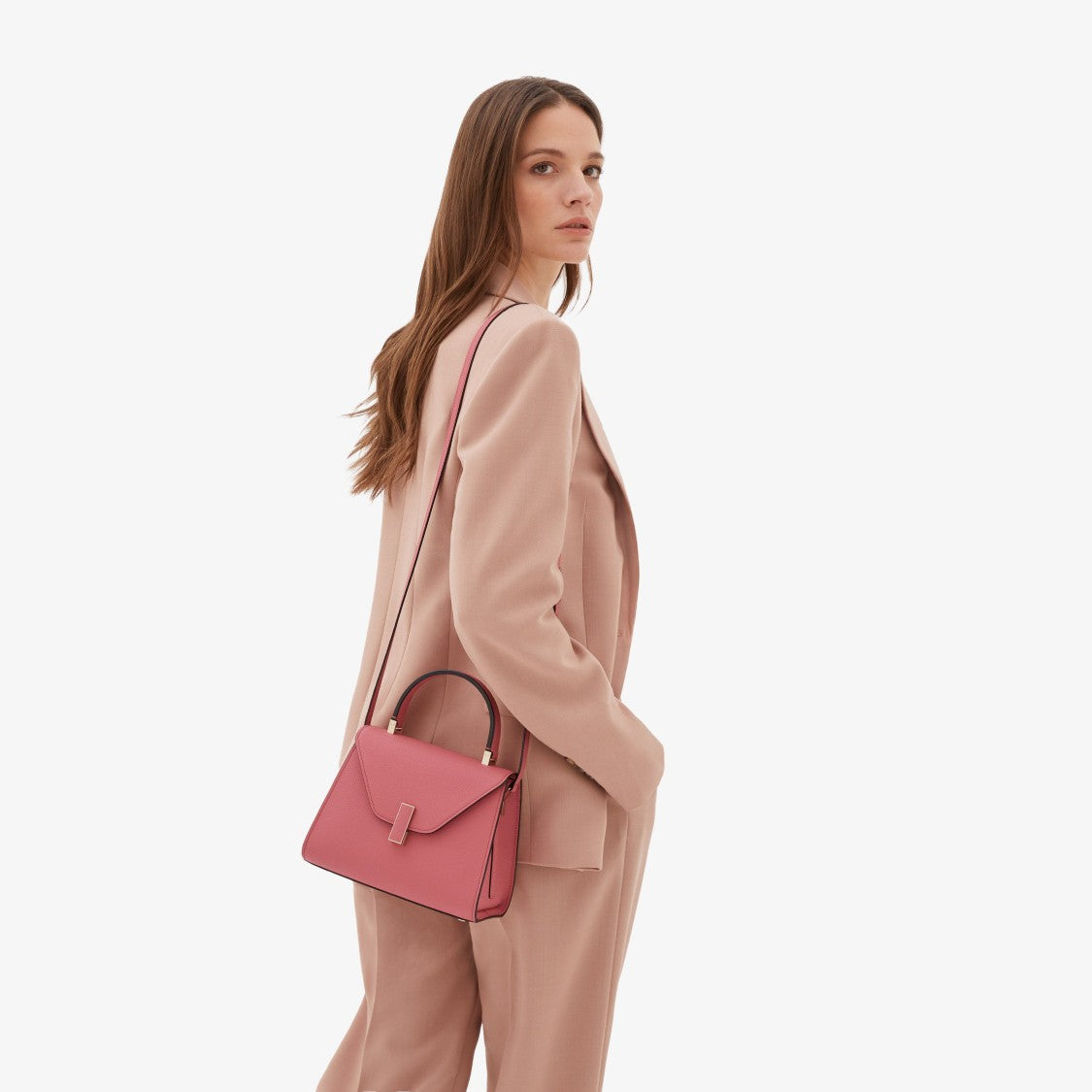 Valextra Iside Top Handle Mini Bag
