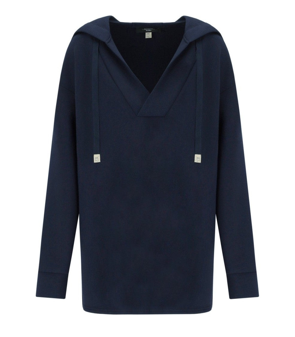 Max Mara Giallo Blue Hoodie